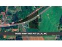 Beautiful aerial view of a large parcel of land perfect for your next home at 14855 Nc 801 Hwy Hwy, Mt Ulla, NC 28125