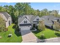 Aerial shot of house featuring manicured front lawn at 4012 Brandywine Ter, Lancaster, SC 29720