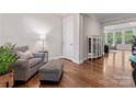 Cozy sitting area with hardwood floors, comfortable seating, and stylish decor, perfect for relaxation at 4012 Brandywine Ter, Lancaster, SC 29720