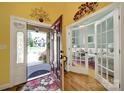 Inviting entryway featuring hardwood floors and decorative accents leading to the living spaces at 1589 Essex Hall Dr, Rock Hill, SC 29730