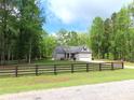 Inviting single-Gathering home with a lush green lawn, framed by a classic black fence and mature trees at 2127 Cedar Rd, York, SC 29745