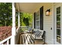 Relaxing front porch with rocking chairs and stylish decor, perfect for outdoor living at 3509 Seminole Dr, Maiden, NC 28650