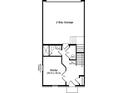 Floorplan shows a study and a two bay garage at 4100 Alexander View Dr # 1, Charlotte, NC 28226