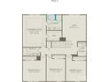 Second floor plan featuring an owner's suite, three bedrooms, two bathrooms, a loft, and laundry room at 12029 Grinstead Ln # 298, Charlotte, NC 28278