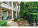 Charming front yard with manicured landscaping, walkway, and a welcoming entrance to the home at 2355 Crockett Park Pl, Charlotte, NC 28203