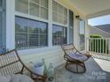 Cozy porch featuring a seating area with stylish furniture at 1488 Meadow Glen Ln, Rock Hill, SC 29730