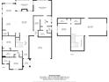 Detailed floor plan showcasing the layout of the house, including room dimensions and spatial relationships at 9565 Horsebit Ln, Concord, NC 28027