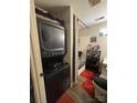 Cozy bathroom featuring a convenient in-unit washer and dryer, maximizing space and efficiency at 1849 Brownstone St, Charlotte, NC 28216