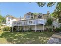Beautiful and spacious home features a large deck perfect for outdoor enjoyment at 17333 Saranita Ln, Charlotte, NC 28278