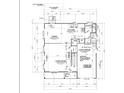 Detailed first-floor plan featuring a kitchen, dining area, living room, garage, and porch layout at 530 Gantt St, Mooresville, NC 28115