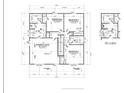 Upstairs floor plan includes owner's suite, three bedrooms, two bathrooms, and walk-in closets at 530 Gantt St, Mooresville, NC 28115