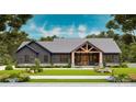 Charming modern farmhouse-style home with a covered porch and well-manicured lawn at 131 Asbury Cir, Mooresville, NC 28117