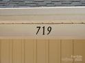 Close-up of the house number 719, providing clear identification of the property at 719 N Kelly St, Statesville, NC 28677