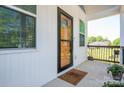 Front porch featuring a welcome mat and greenery at 3121 Suffolk Dr, Shelby, NC 28152