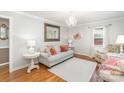 Bright living room with hardwood floors and stylish decor at 204 Myers St, Fort Mill, SC 29715