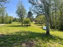 Expansive backyard with mature trees and green grass at 143 Ezra Rd, Kings Mountain, NC 28086