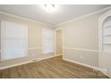 An interior room featuring new floors, two windows and white trim at 721 Summerwood Dr, Rock Hill, SC 29732