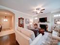 Cozy living room featuring a fireplace and a neutral color palette, perfect for relaxation at 2306 Wesley Landing Rd, Waxhaw, NC 28173