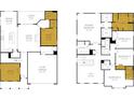 Open-concept floor plan featuring main bedroom, guest suite, and optional fireplace at 1004 Rocking Horse Rd, Indian Trail, NC 28079