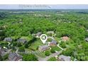Neighborhood aerial shot showcasing proximity to Marvin Elementary School and Uptown Charlotte at 101 Stonehurst Ln, Waxhaw, NC 28173