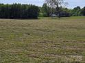 A view of a large open grassy field with a house in the background at 1714 Measmer St, Kannapolis, NC 28081