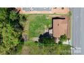 Aerial view showcasing the property's boundaries and lush green surroundings at 3015 North Center Nw St # 6, Hickory, NC 28601