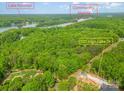 Aerial view of community near Lake Norman and community marina at 131 High Lake Dr at 131 High Lake Dr, Statesville, NC 28677