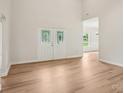 Bright foyer with high ceilings, double doors, and beautiful hardwood floors at 205 Sheffield Dr, York, SC 29745