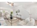 Bright living room with modern finishes, neutral colors, and an open floor plan at 601 Westway Dr, Gastonia, NC 28054