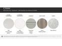 This shows the choices available for flooring, carpeting, countertops, and cabinetry for your new home at 2112 Columbidae Ln, Gastonia, NC 28052