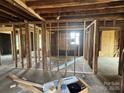 Framework of home interior during renovation, showing framing and plumbing installation at 334 Whitner St, Rock Hill, SC 29730