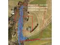 Property outline showing acreage with potential building areas with partial flood zone at 3400 Baucom Manor Rd, Monroe, NC 28110