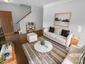 Cozy living room with a neutral color scheme, modern furnishings, and an inviting atmosphere at 2140 Majestic Poplar Dr, Waxhaw, NC 28173