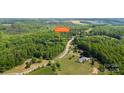 Aerial view of the property showcasing its location along Fletcher Rd in Union Grove, NC surrounded by lush greenery at 351 Fletcher Rd, Union Grove, NC 28689