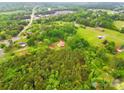 An aerial shot captures the home nestled among verdant trees in a tranquil community at 1534 Buffalo Shoals Rd, Lincolnton, NC 28092