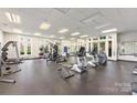 Spacious gym equipped with modern machines, weights, and ample lighting for a complete fitness experience at 2151 Belle Vernon Ave, Charlotte, NC 28210