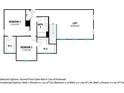 A second-floor layout featuring a loft, bath, and bedrooms with walk-in closets at 2526 Mabel Ln, Monroe, NC 28110