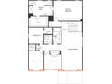 Second floor plan featuring a primary bedroom, bathroom, three additional bedrooms, a game room, and laundry at 1001 Cunningham Farm Dr, Indian Trail, NC 28079