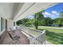 Inviting front porch featuring brick flooring and ample seating space at 1723 Baskins Hill Rd, Heath Springs, SC 29058