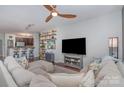 Inviting living room with modern decor and an open layout that flows into the kitchen at 1000 E Woodlawn Rd # 315, Charlotte, NC 28209
