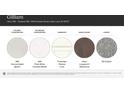 Sample finishes showcasing kitchen and bathroom countertops, cabinetry, and flooring options including hard floors and carpet at 3915 Horsham St, Indian Land, SC 29707