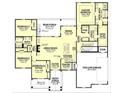 Detailed floor plan showing the layout of the home, including bedrooms, bathrooms, and living spaces at 0 Ellis Spring Ct, Albemarle, NC 28001