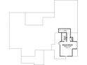 Floor plan of the bonus room and bonus bath on the upper level with closet and attic access at 0 Ellis Spring Ct, Albemarle, NC 28001