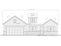 Rendering of home with a two-car garage and covered front porch in a craftsman style at 155 Putney Ct, Salisbury, NC 28147