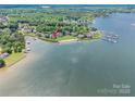 Aerial view of waterfront condo community at 803 Lake Club Drive on Lake Norman at 803 Lake Club Dr, Rock Hill, SC 29732