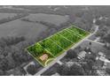 Aerial view of the property showing approximate lot lines and surrounding trees at 2474 Cedar Valley Dr, Conover, NC 28613