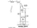 The detailed plat map showcases property lines, dimensions, and easements at 149 Glenn Dr, Mooresville, NC 28115