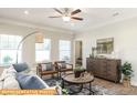 Cozy living room with stylish furniture, lots of natural light, and modern decor at 6320 Busch Way, Midland, NC 28107