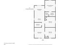 A detailed layout of the floor plan of the house, with various room dimensions at 1211 N Boyce St, Gastonia, NC 28052