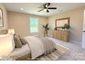 Cozy bedroom with a large window, neutral tones, and a comfortable, inviting aesthetic at 3650 Sentry Rd, Lancaster, SC 29720